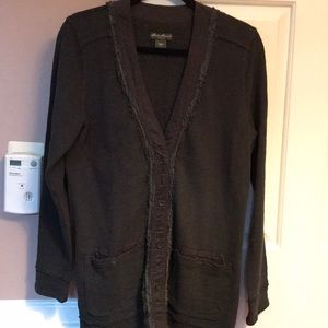 Eddie Bauer Button Down Cardigan Worn Once